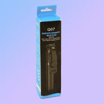 Bluetooth selfie stick extended as a phone tripod for stable shots.