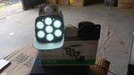 Packaging for the AutoSafeo solar outdoor motion sensor dummy security light.