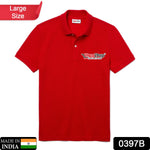 Close-up of the premium  T-shirt fabric, highlighting its soft texture and quality.