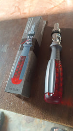 Lifestyle shot of the ratchet screwdriver set being used for a home repair task.