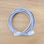 Live usage of Ethernet cable 1.5m connected to a network device for stable internet