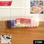 Soft colorful clay molds from the antibacterial kids clay set