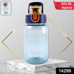 Leak-proof water bottle showcasing flip-top lid for spill protection