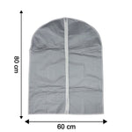Garment cover displaying 60x80 cm dimensions for clothing protection