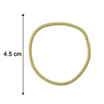 Size comparison of elastic hair bands, stretchable and durable