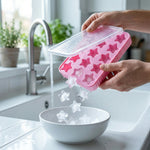 plastic star ice cube tray for freezing