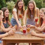 Multipurpose juice water beverage serving glass set