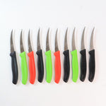 Stainless steel lemon knives with vibrant handles making kitchen tasks easier