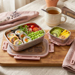 Durable stainless steel lunch box for kids with main container