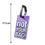 airport luggage tag label for quick spotting