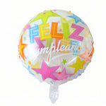 Shiny festive balloon in bright colors for party decoration