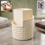 Apex Orbit revolving organizer stand with 360-degree rotation for versatile storage