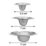 Stainless steel mesh drain filter showing detailed fine mesh strainer