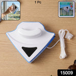 Magnetic window cleaning tool with ergonomic handle