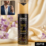 Men's body spray by French Factor for fresh scent