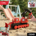 Kids digger construction toy with movable arm