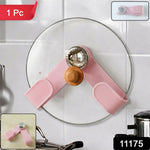 Anti-slip lid gripper for secure handling of hot lids