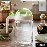 580ml transparent glass oil bottle suitable for kitchen use