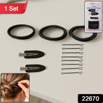 Hair clips, bands, and accessories set for styling