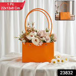 Flower packaging bag pack with waterproof material