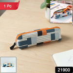 Open organizer case showing spacious interior with pens and accessories