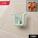 Shoe rack hook hanging slippers on wall