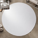 Elegant white round tablecloth for dining and decoration