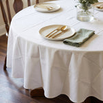 White round dining table cloth suitable for daily meals