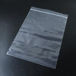Multipurpose transparent zip lock bag for household storage