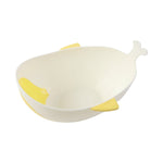 Cleaning bowl designed for draining rice, pulses, fruits and vegetables